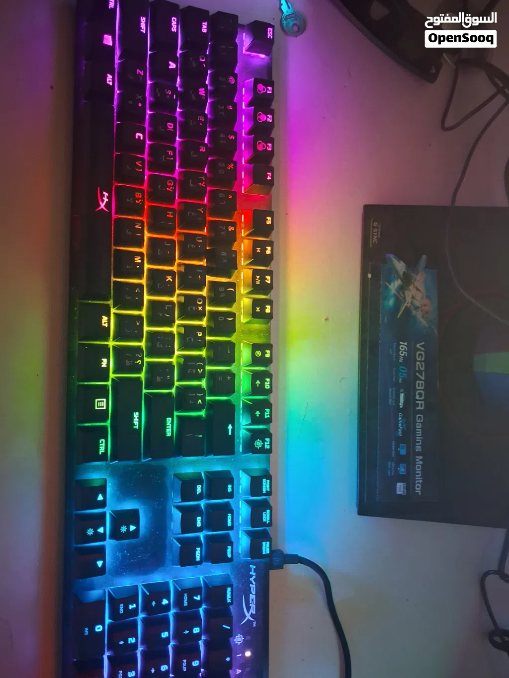 36005 Ryzen كامل للبيع Setup PC Gaming 165Hz ASUS 2060 + شاشة RTX +