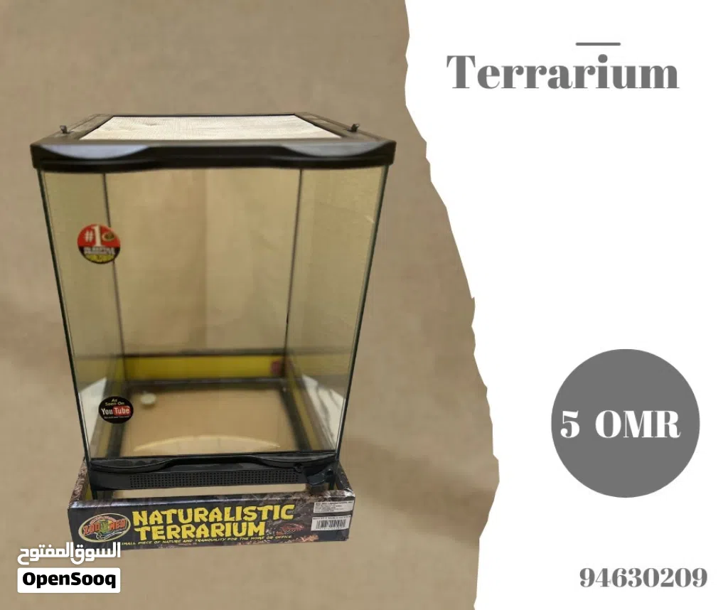 Terrarium for turtle, lizard, etc