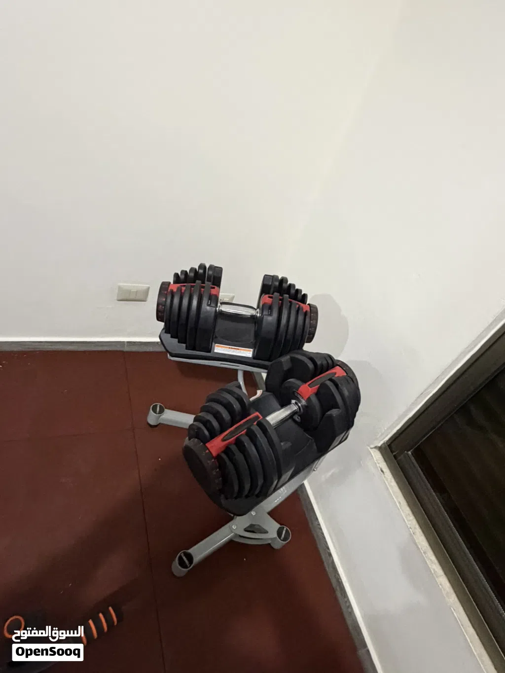 دمبل قابل للتعديل (زوج) مع ستاند للبيع