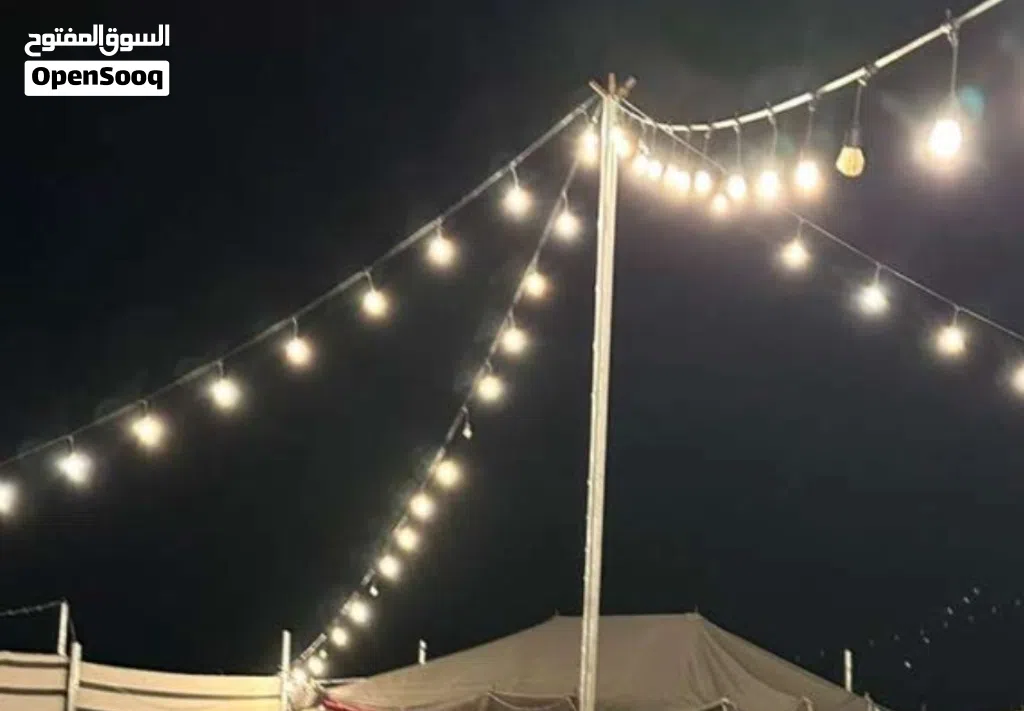ليتات اضاه عرض 10متر مع 20 لمبه تسليم فوري