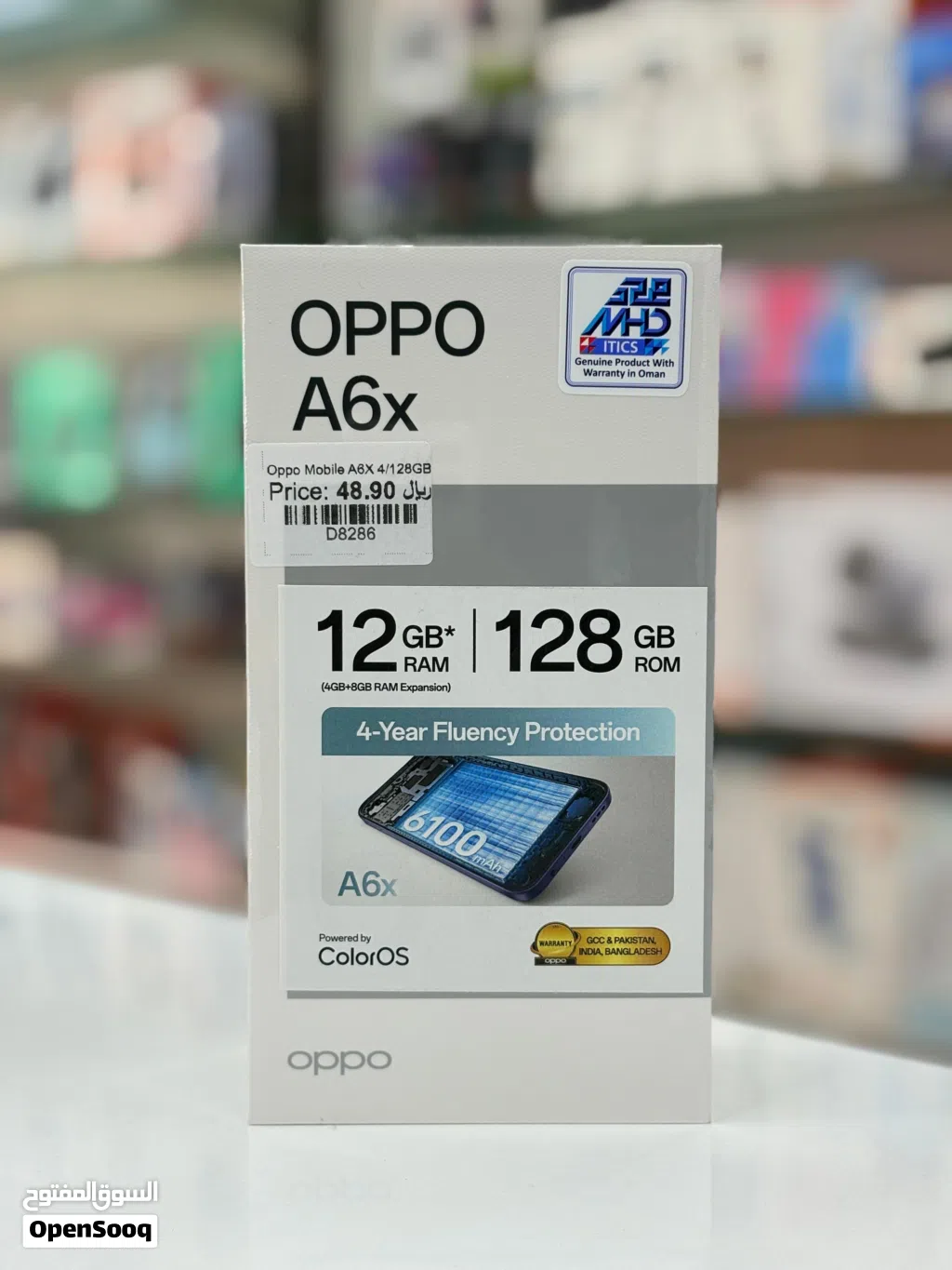 Brand New Oppo A6X Mobile in Oman 12/128GB