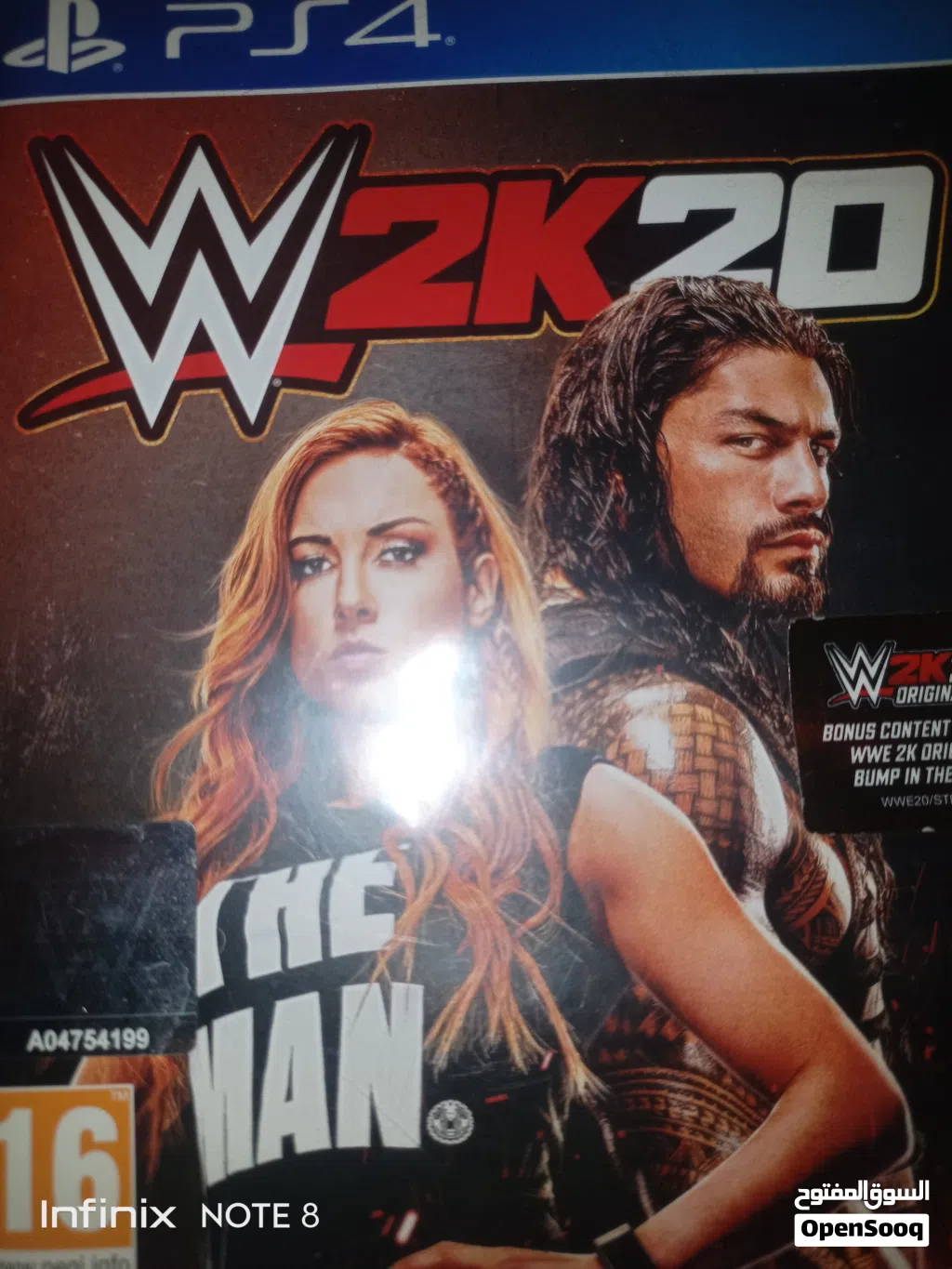 شريط wwe2K20 مستعمل بحاله ممتازه
