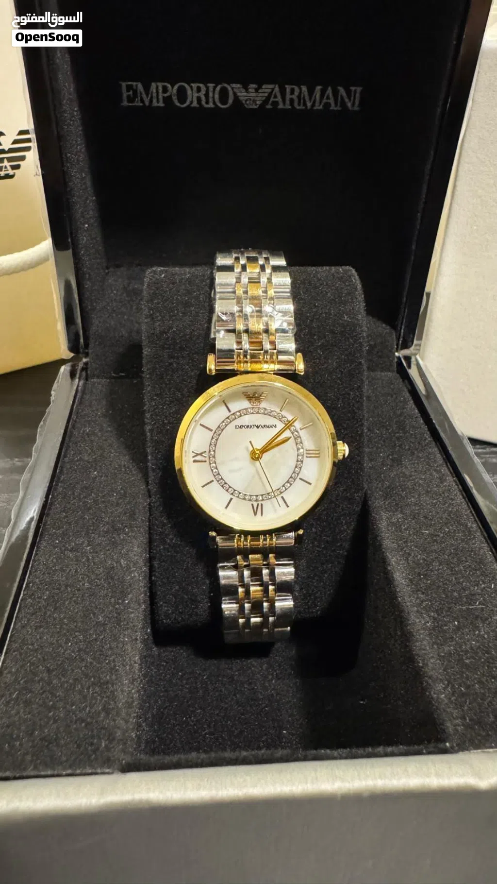 Emporio Armani Women’s Watch original full set كامل المرفق ساعة اصليه إمبوريو أرماني نسائية