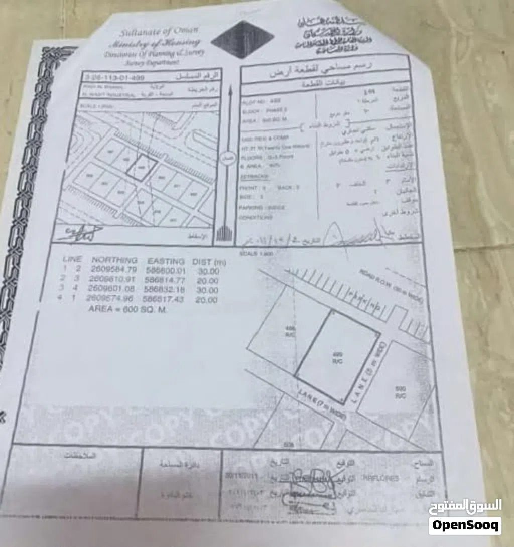 أرض سكني تجاري سقسوق بركا