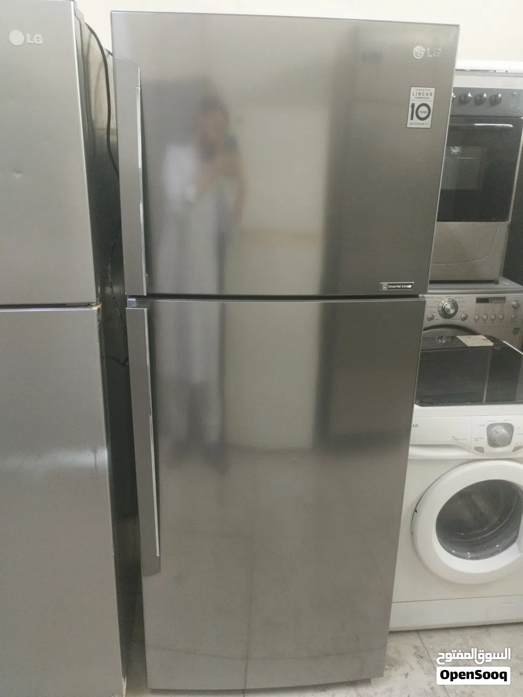 LG Silver Color Fridge for the sale Clean view