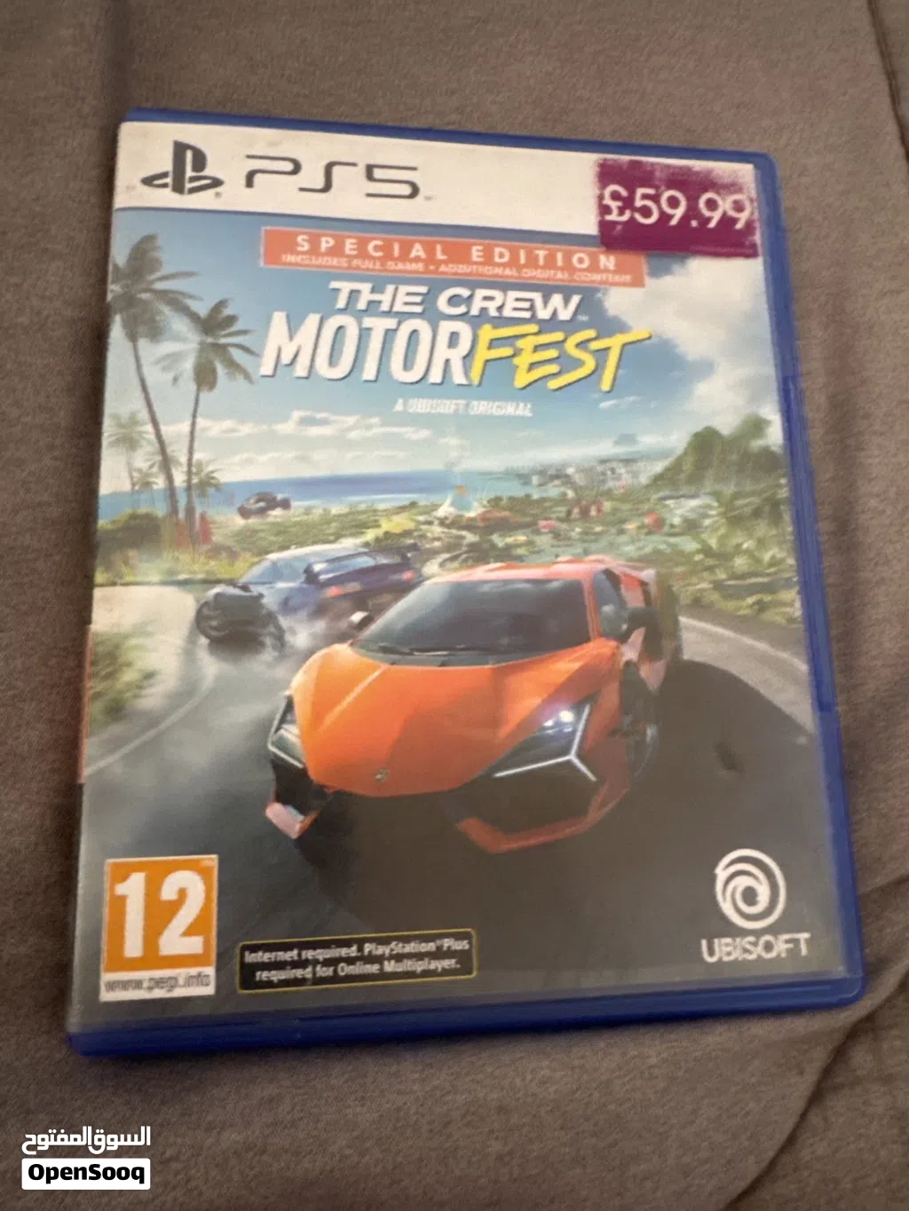 السلام علايكم دسكت THE CREW MOTORFEST تخدم ربي يبرك السعر في الوصف مهم