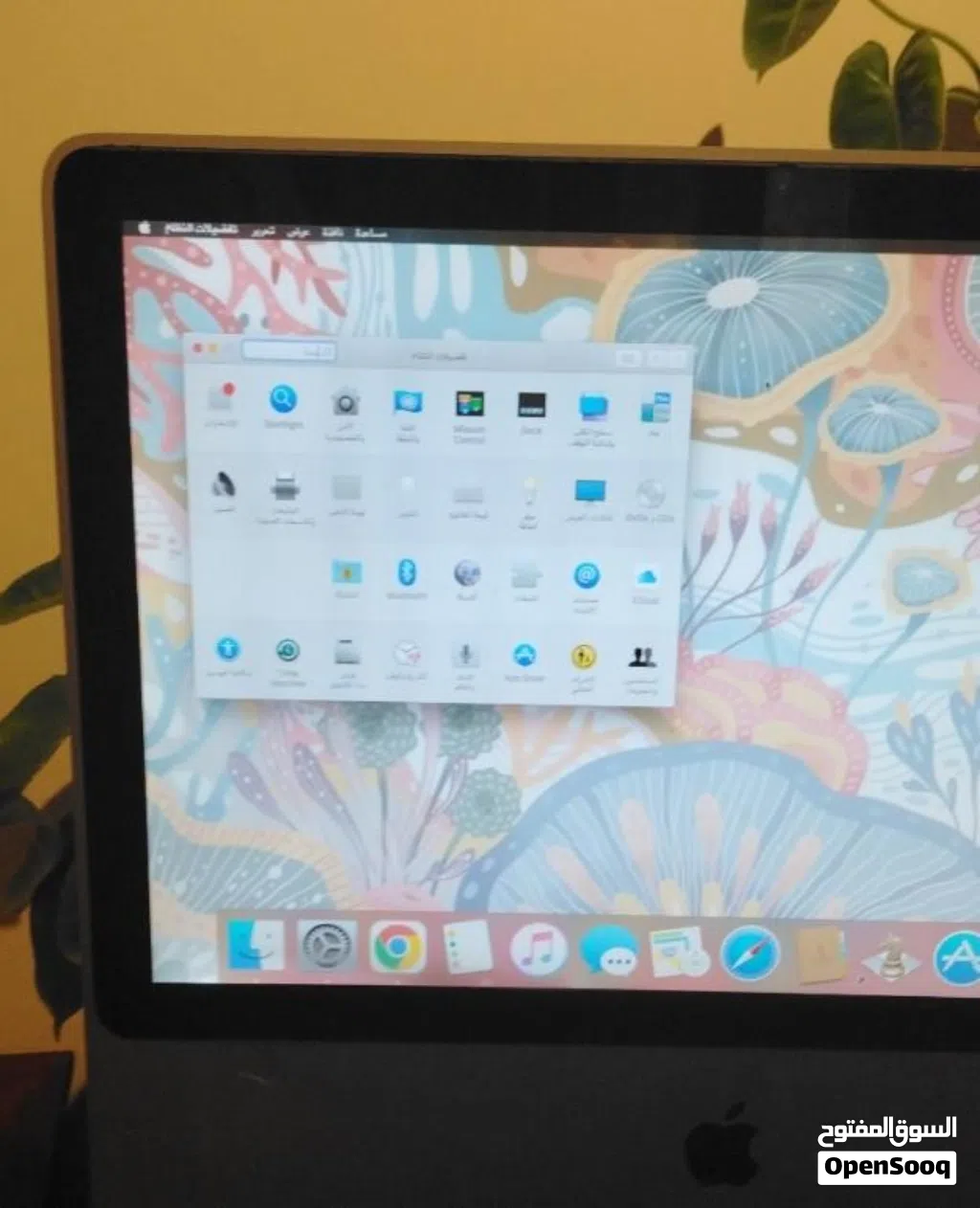 مواصفات جهاز iMac للبيع نوع الجهاز: Apple iMac (شاشة متكاملة All-in-One). الموديل: (iMac (20-inc