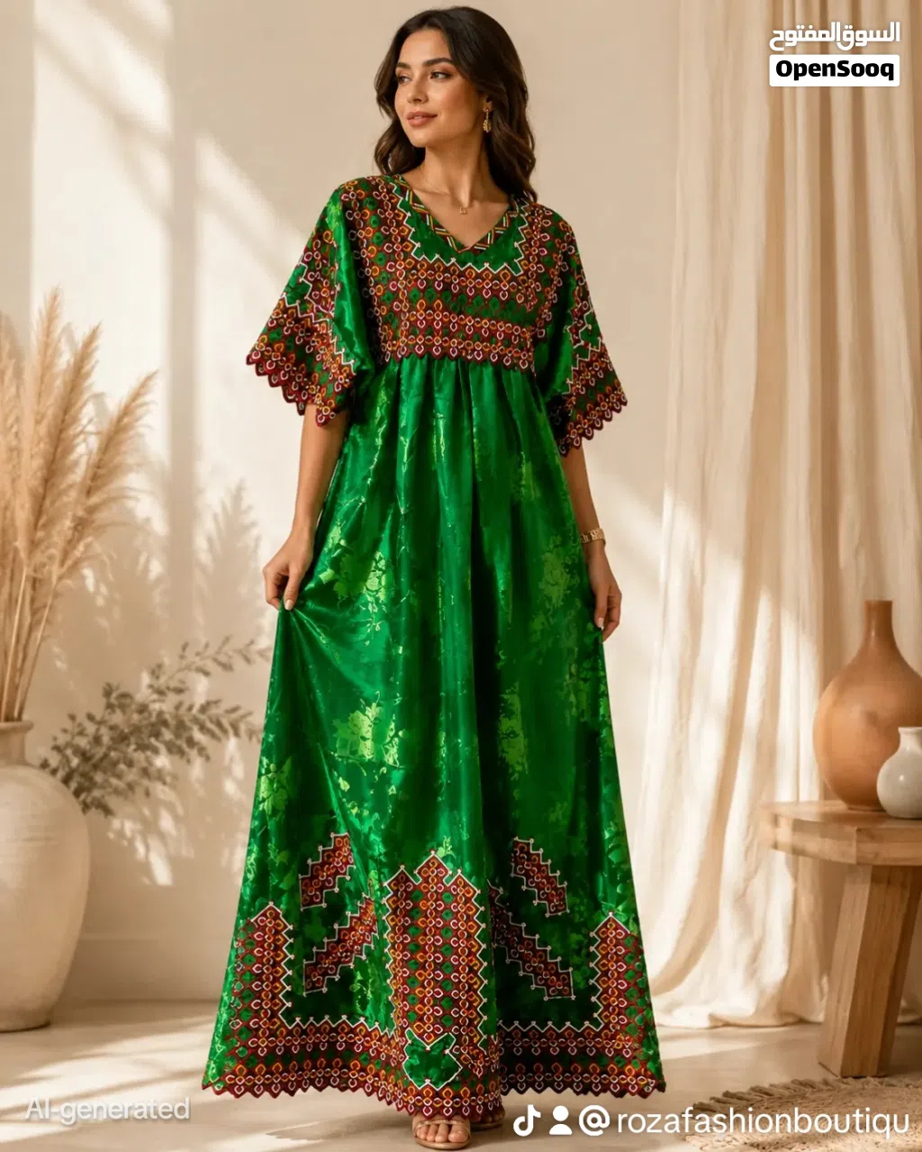 Robe kabyle broderie pour femme