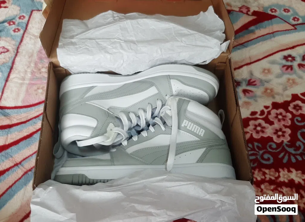 Sneakers Shoes Puma Rebound V6 High Grey Size 40