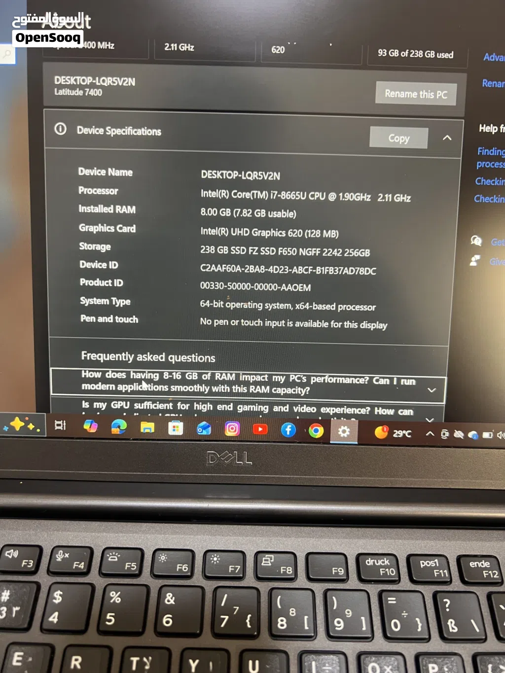 لاب توب نوع Dell