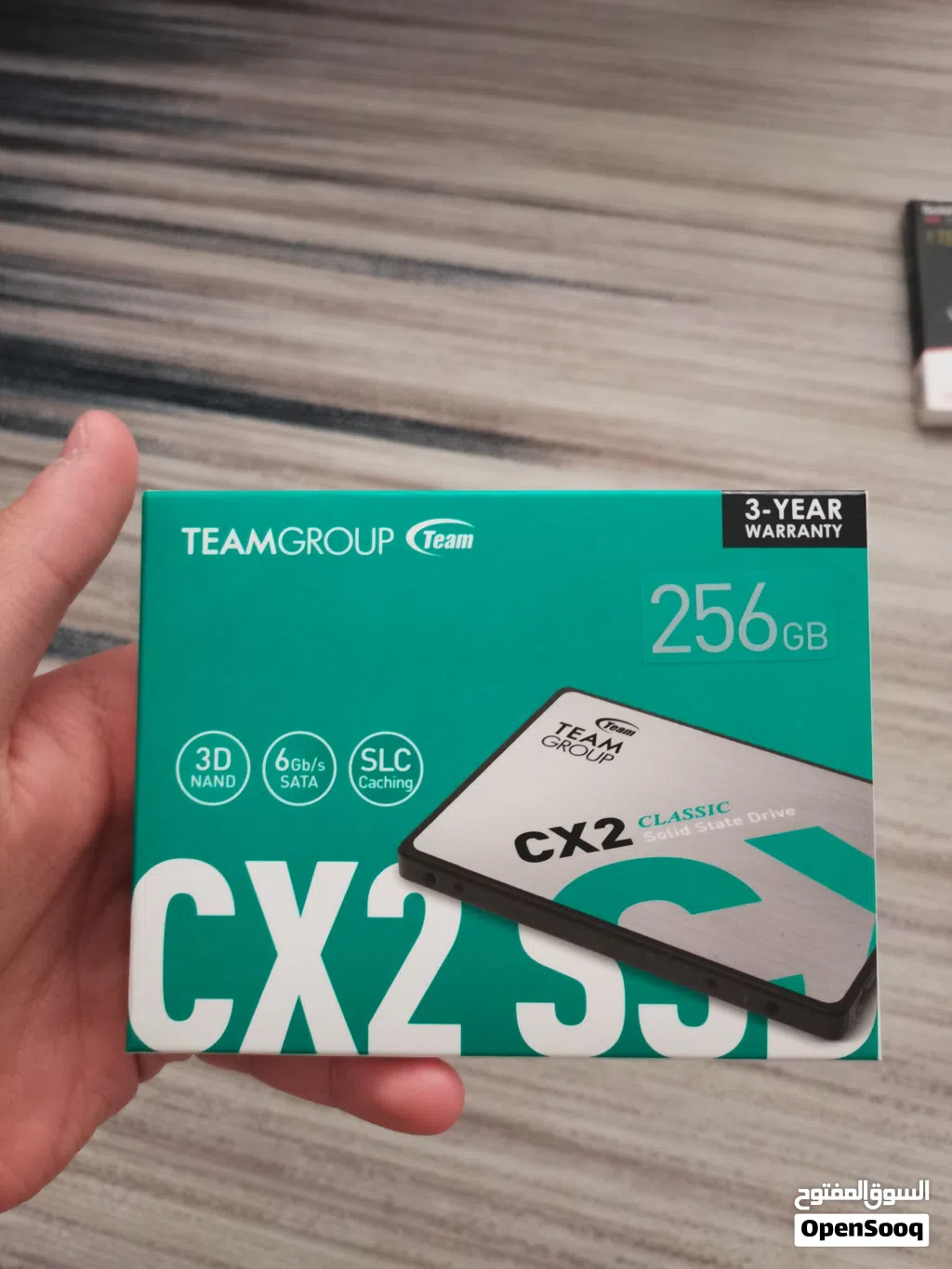 TeamGroup CX2 CLASSIC SSD 256GB SATA مستعمل بحالة جديد