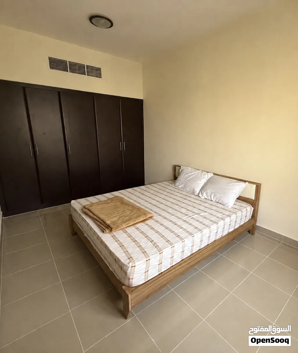 King wooden bed size 180×200 cm with mattress from Pan Home