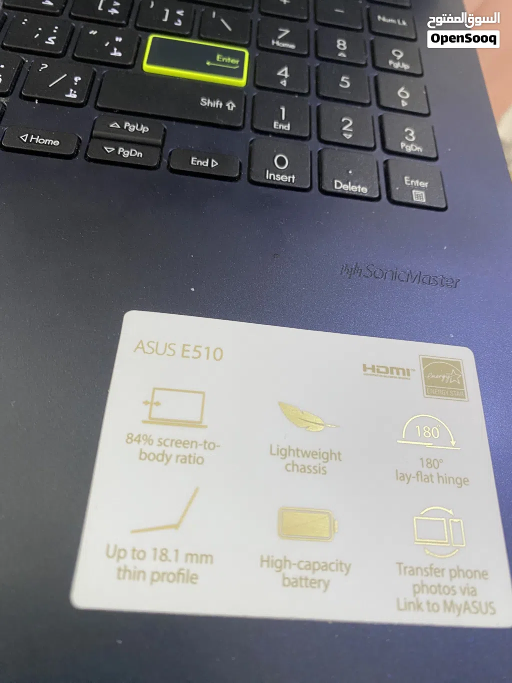 لابتوب أسوس ASUS E510 بحالة ممتازة للبيع