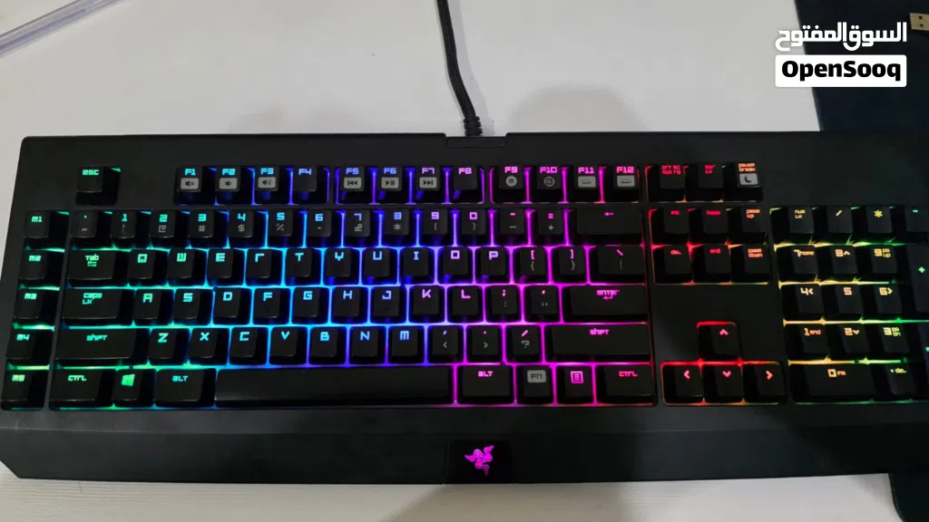 razer black widow gaming mechanical keyboard in excellent condition