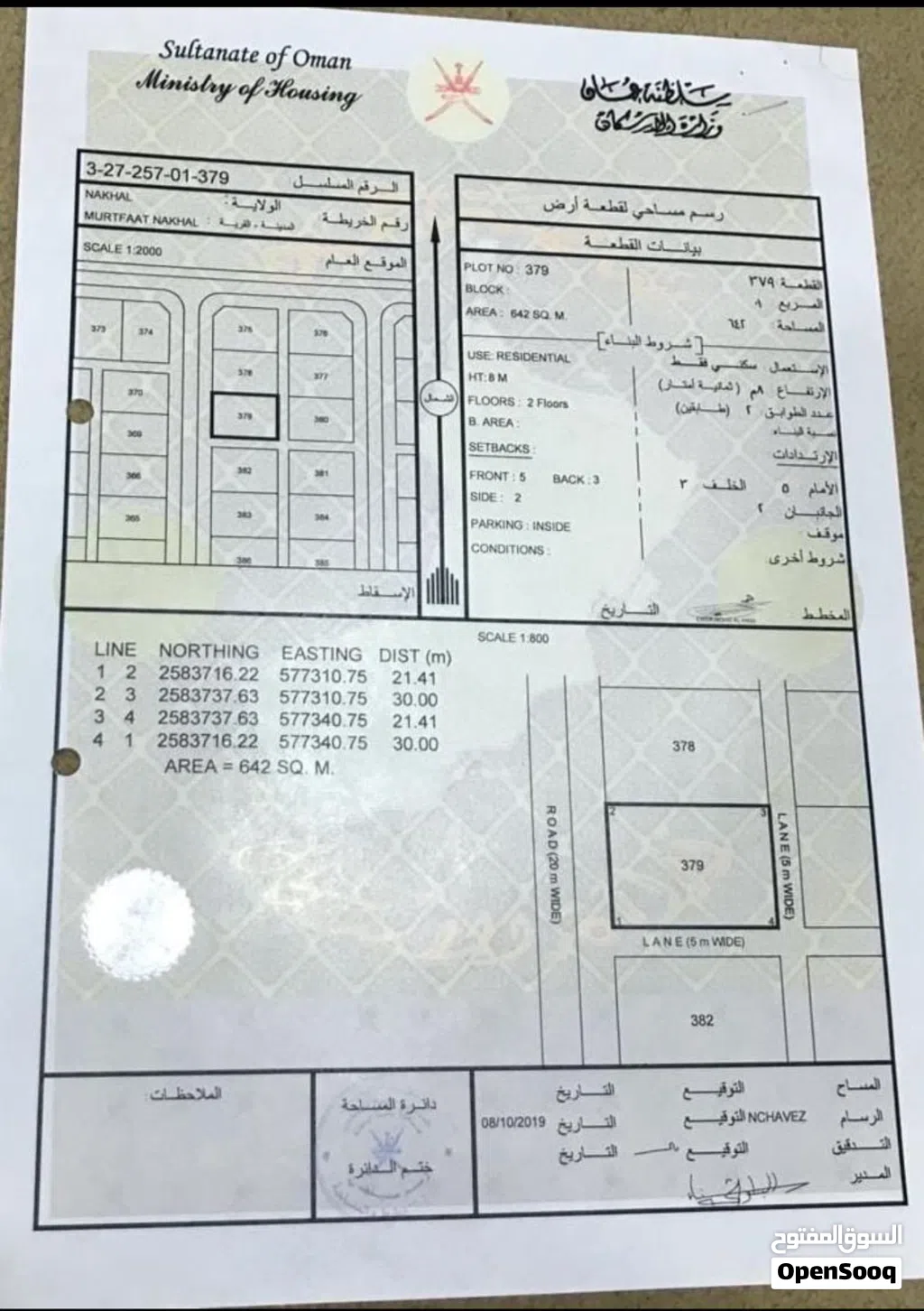 ارض سكني للبيع بسعر مميز
