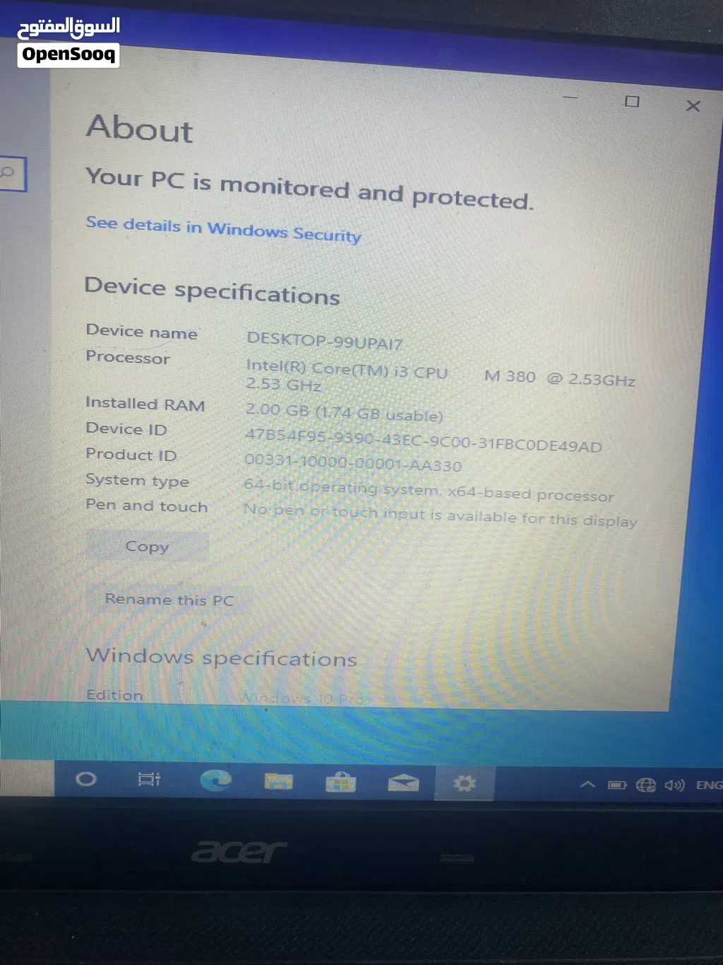لابتوب core i3 acre