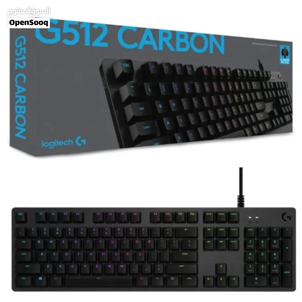 كيبورد logitech g512 carbon spanish edition شوف الوصف