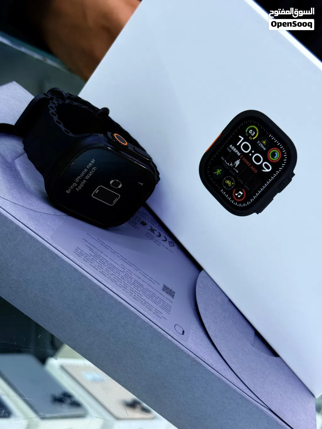 Apple Watch Ultra 2 49mm Balck Ti Balck Under Warranty Apple 4 Months Available like new 100% Batte