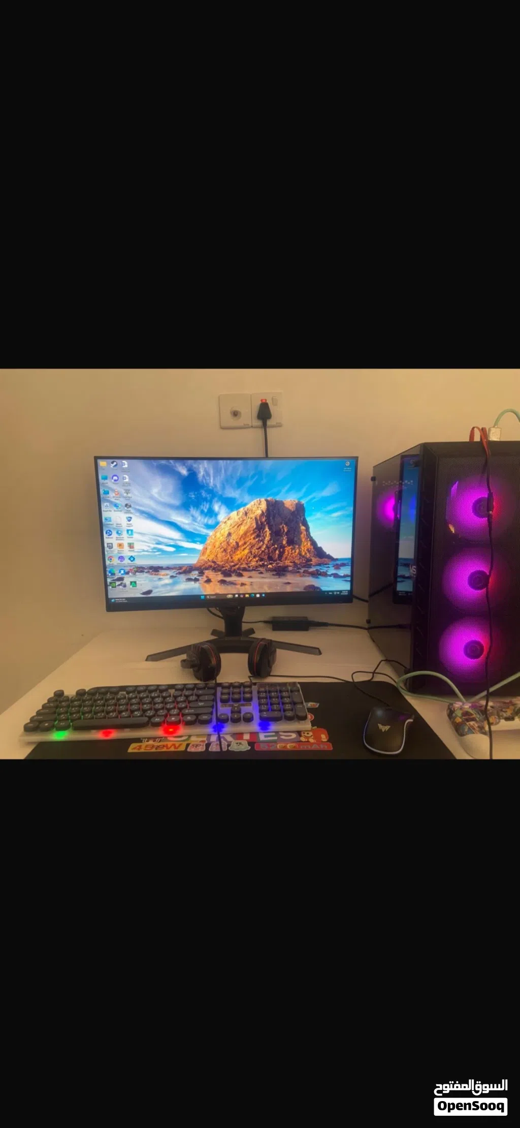 PC كاملة للبيع + UPS Online