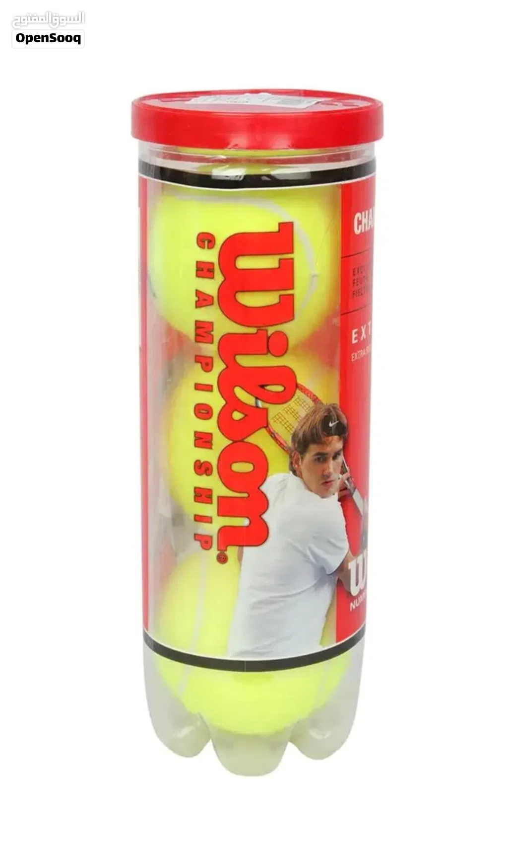 طقم كرات تنس (3 كرات) ويلسون