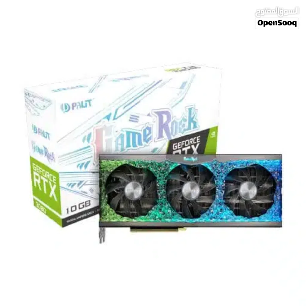 palit rtx 3080 ti gamerock oc 12gb كرت شاشة نضيف استعماله خفيف