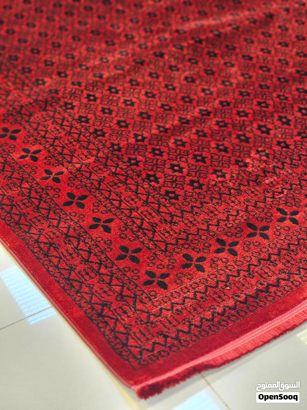 Afghani Design 200cm / 300cm Red Colour Carpet.