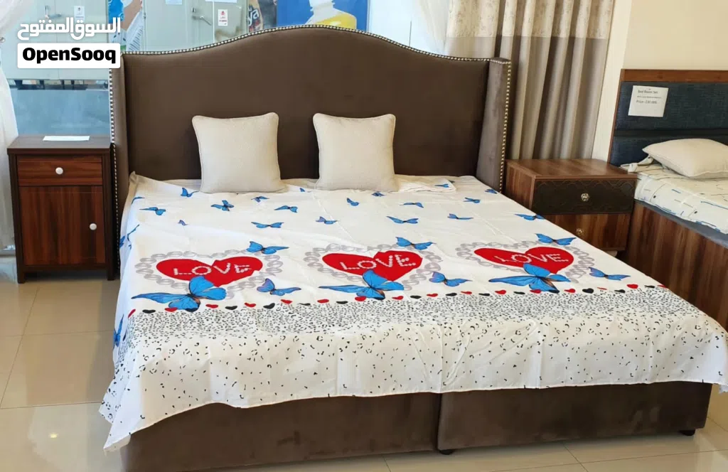 سرير مزدوج جديد تمامًا مع مرتبة طبية مقاس 20 سم Brand New Double Bed with 20 CM Madical Mattress