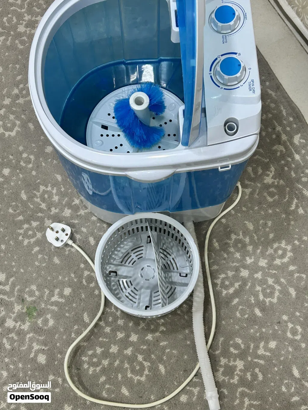 2-in-1 Portable Mini Washing Machine & Shoe Washer (All Attachments)