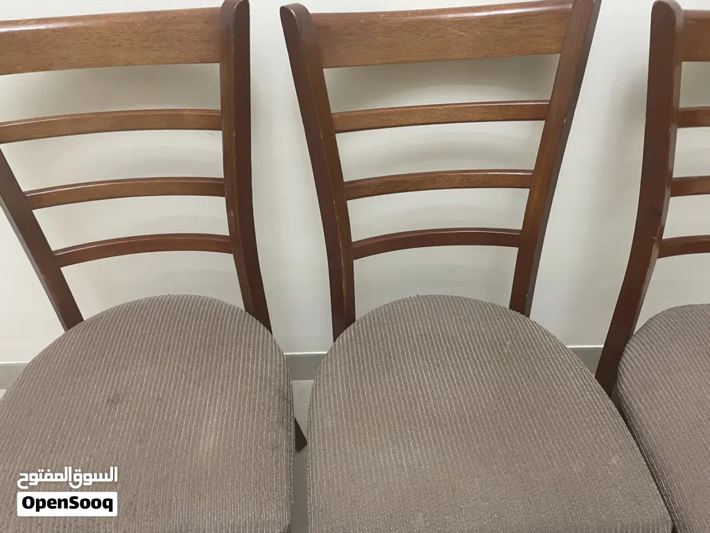 3 chairs wooden