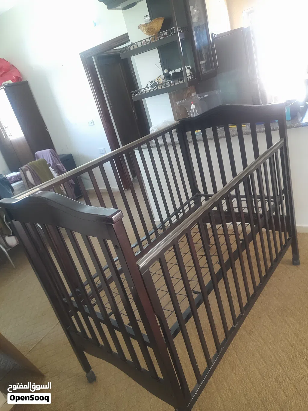 تخت بيبي يستعمل من عمر الشهر لل6سنوات