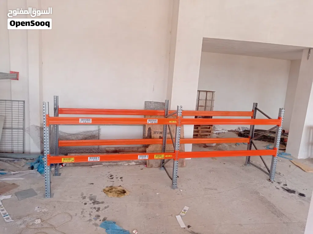 رفوف مستودعات ومحلات بسعر مميز