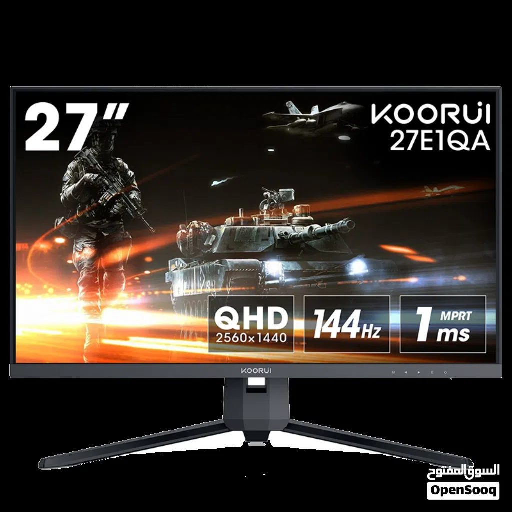 KOORUI 27E1QA – شاشة 27 2K بمعدل تحديث 144Hz مواصفات جيمنج