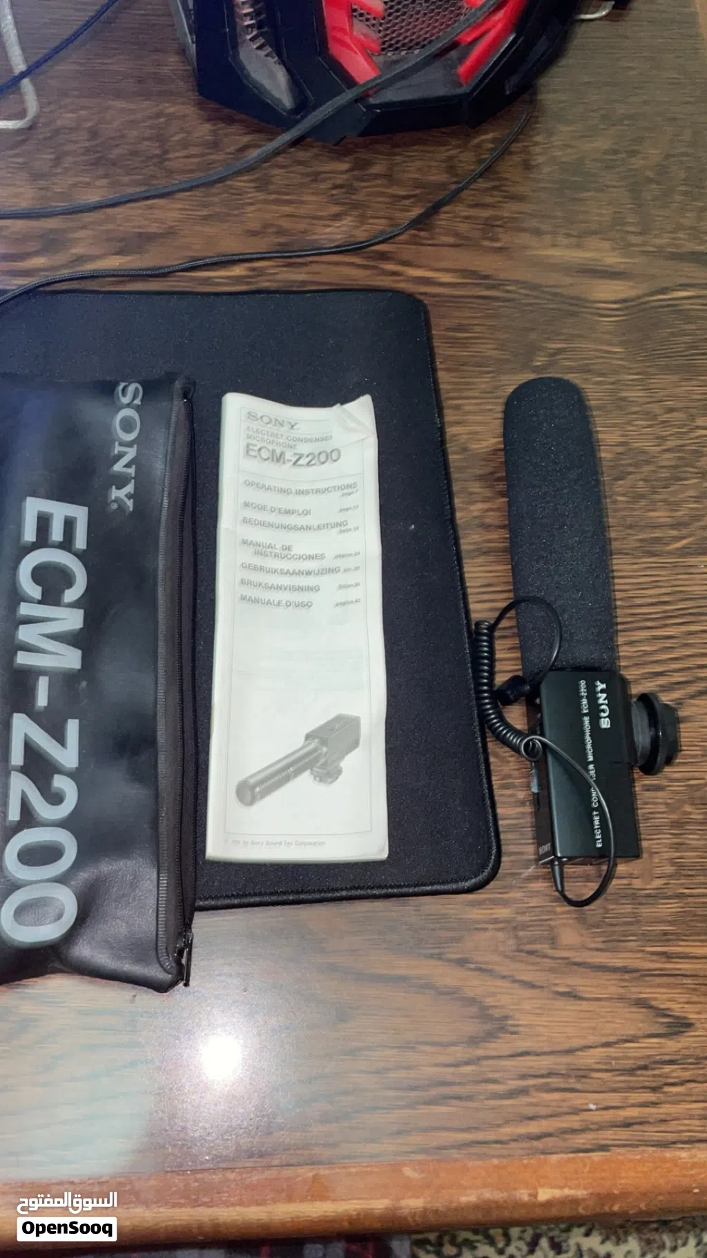 للبيع مايكروفون Sony ECM-Z200 شوتغن كوندنسر أصلي صناعة يابانية، بحالة ممتازة