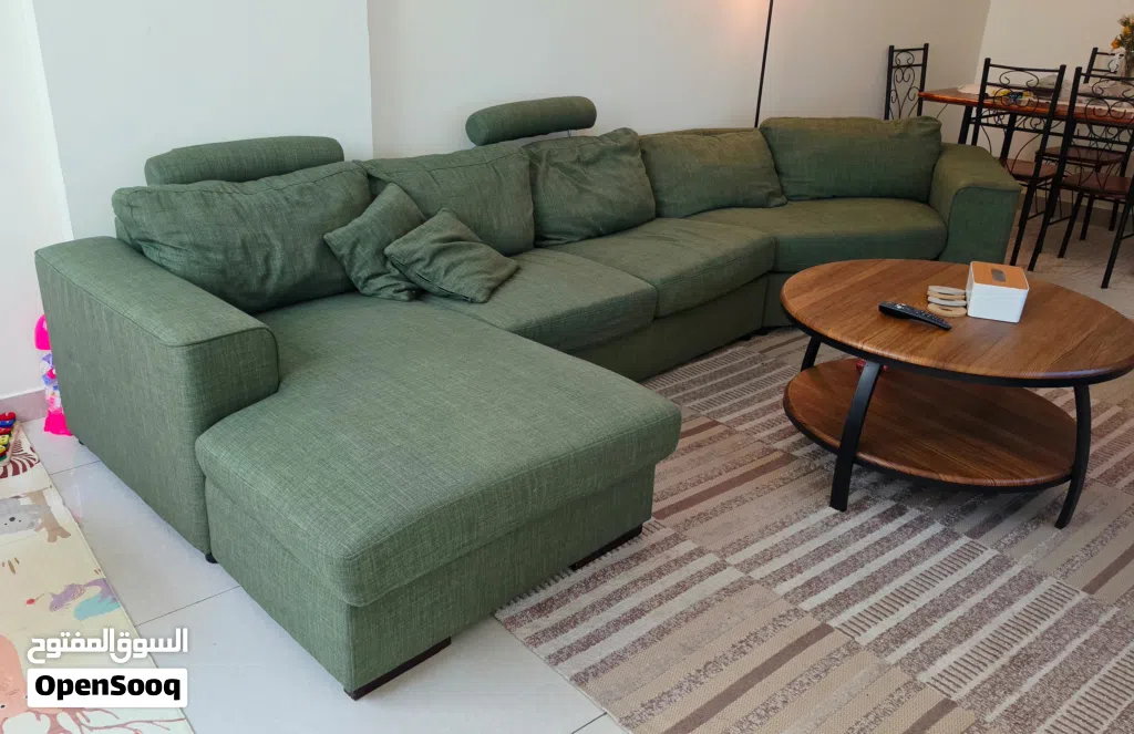5 seater sofa ركنة 5 مقاعد