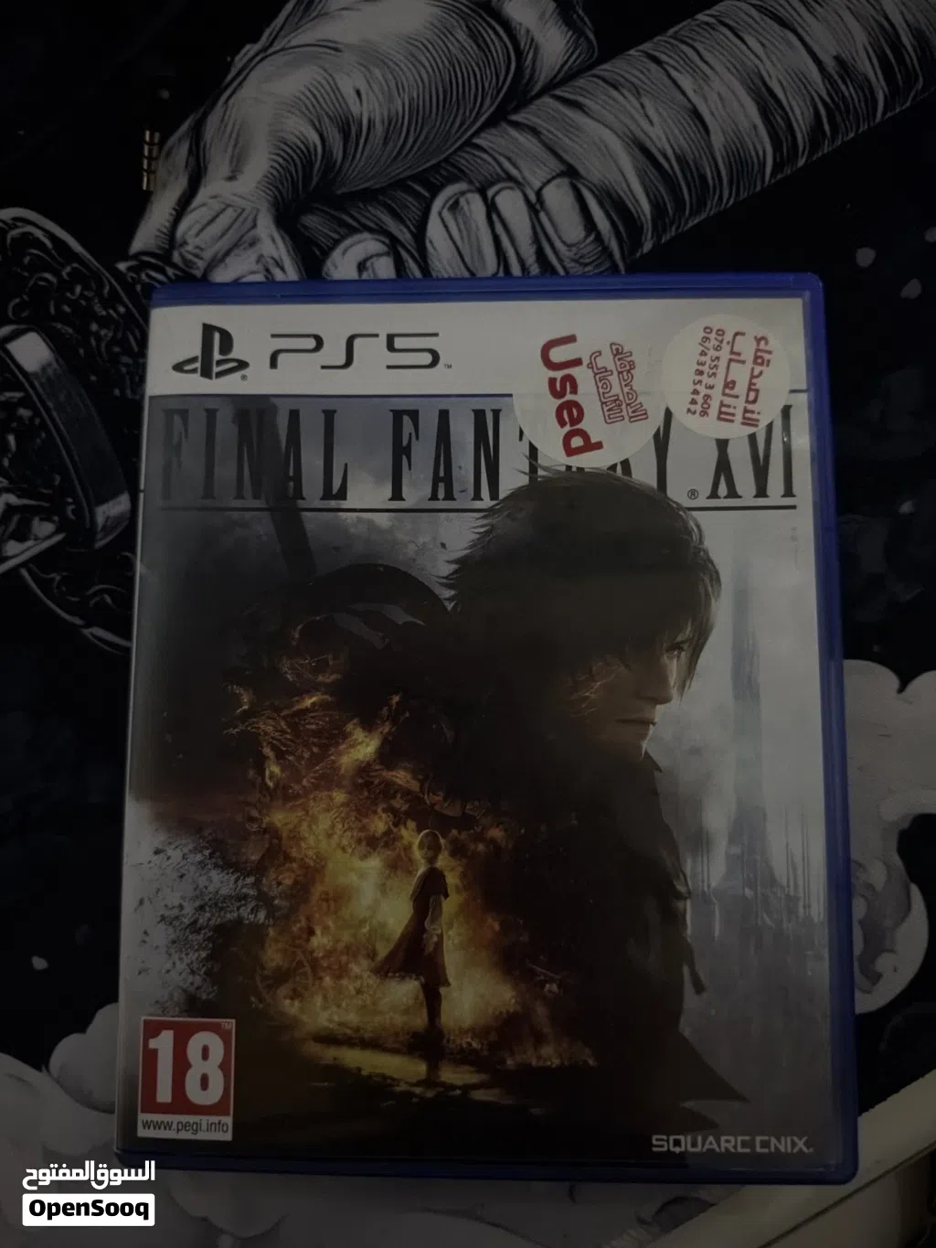 Final Fantasy XVI مستعمل بحاله الوكاله للبيع PS5