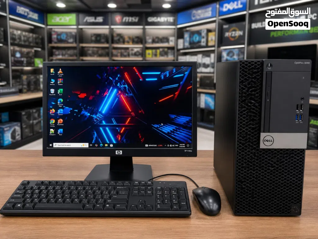 Dell Core i3 6th Generation 8GB RAM 500GB HDD 19" Monitor Intel HD Graphics 4GB Shared Windows 10