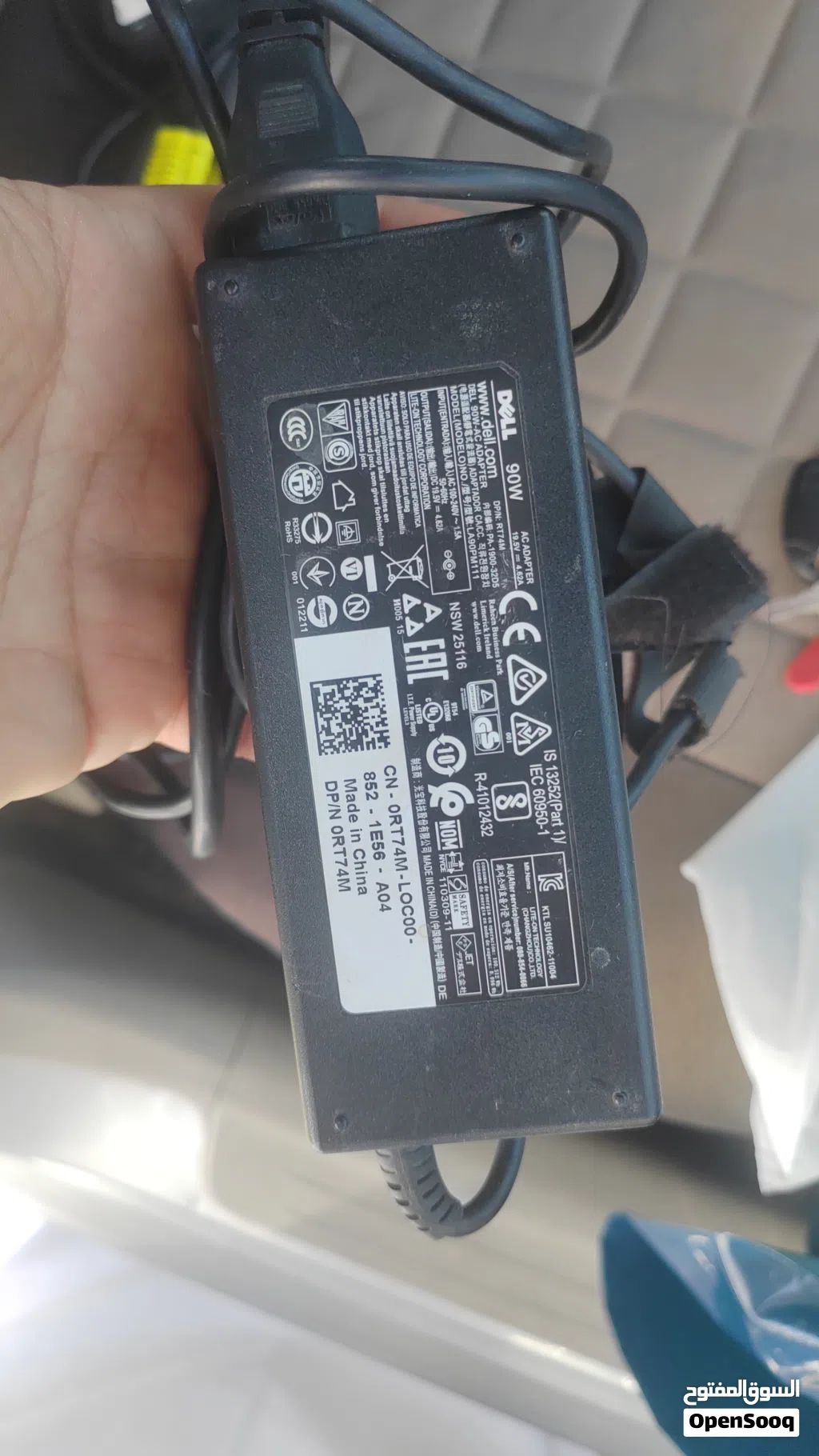 شاحن لابتوب dell اصلي 5 دك