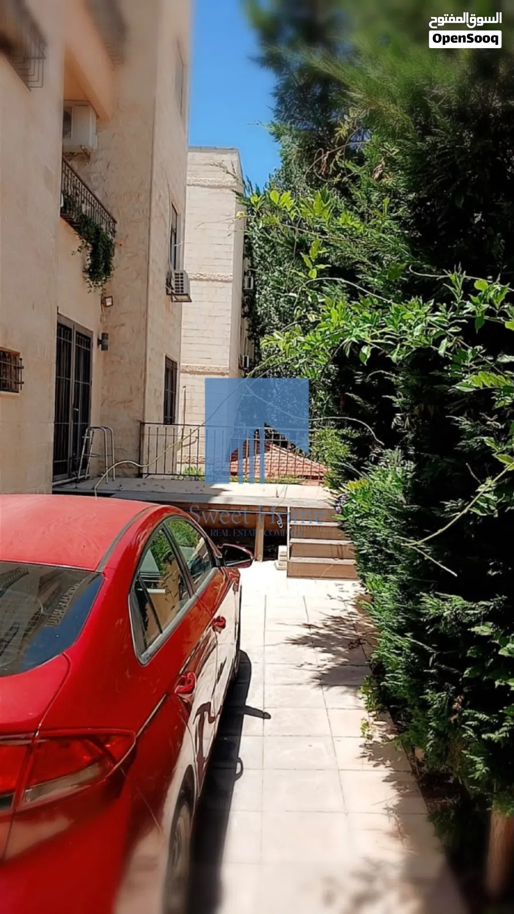 شقة أرضية مميزة للبيع في الجندويل - قرب إدارة السير 162م مع ترسات 60م تشطيب سوبر ديلوكس