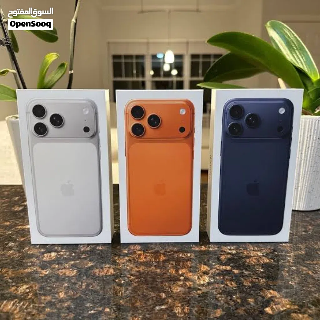 iphone 17 pro max 256GB NEW ا ايفون 17 برو ماكس جديد كفالة الوكيل 12 شهر