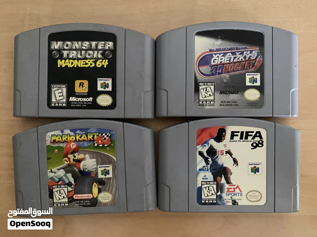 العاب Nintendo 64 ريجن امريكي للبيع