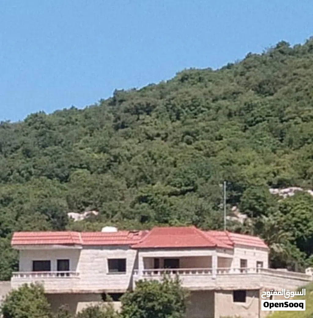 فيلا مستقلةمفروشة للايجار اليومي أو الاسبوعي مطلة على جبال عجلون قريبة من الخدمات التلفريك والخدمات