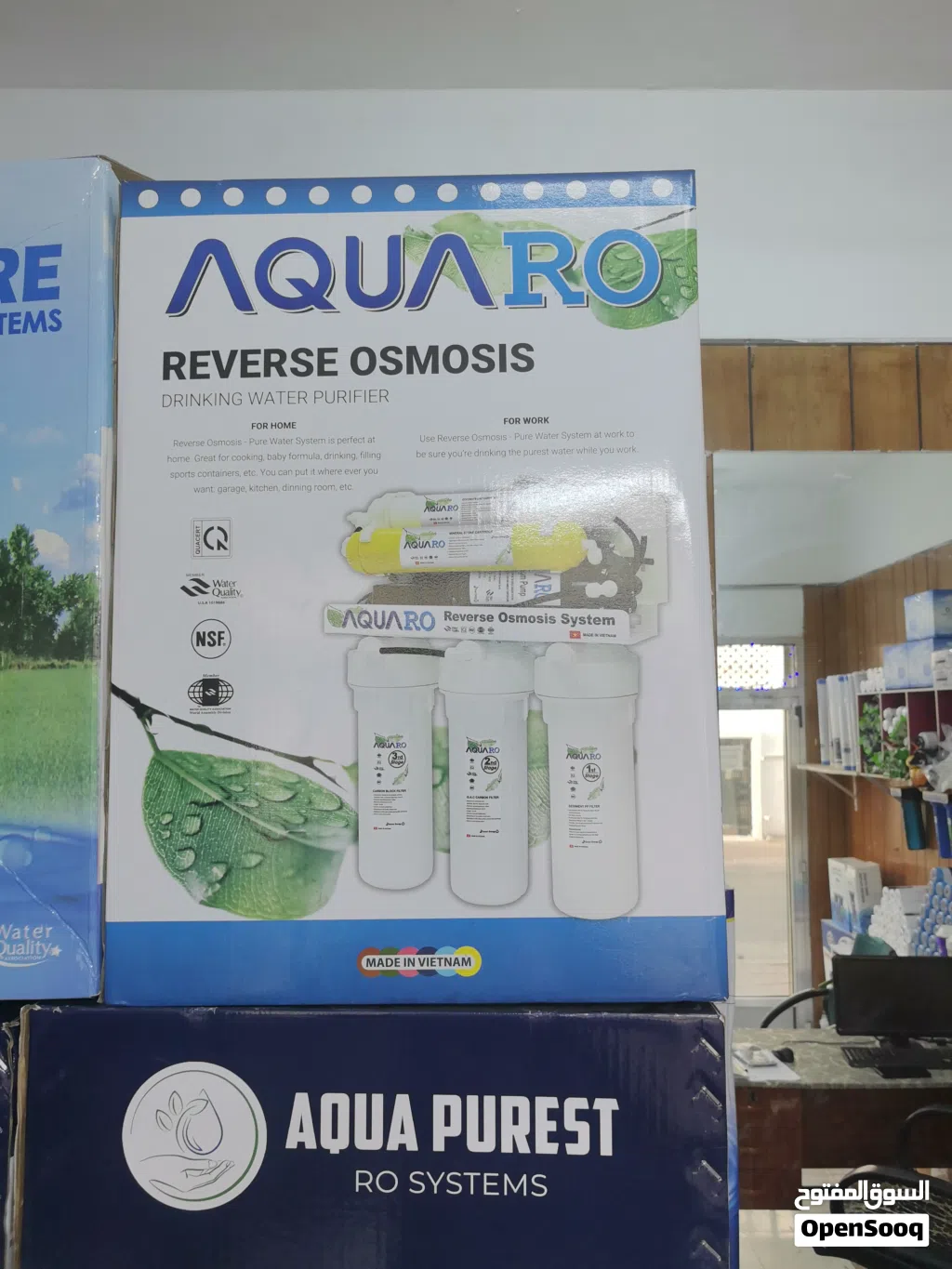 The water filter purifier reverse osmosis ro