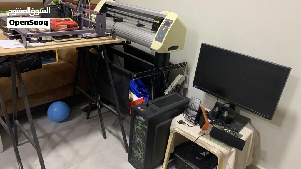 For sale: Asus computer with accessories + Teneth cutting machine + HP printer