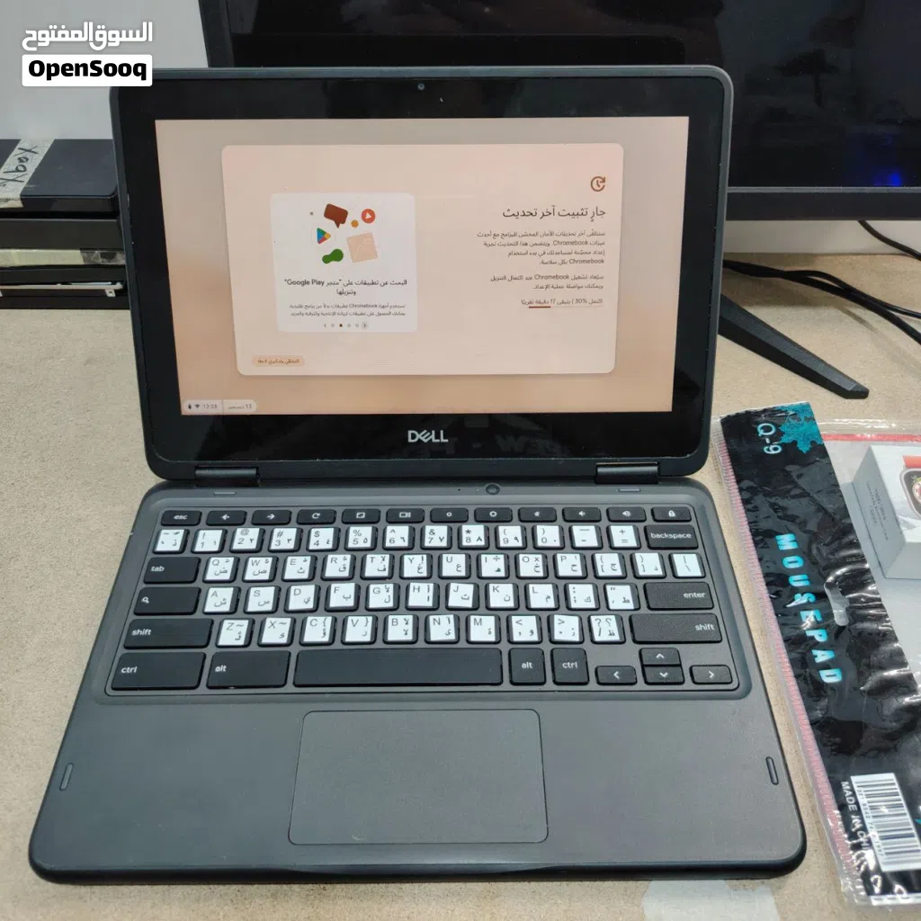 Dell Chromebook 3100 2-in-1 – شاشة لمس لابتوب + تابلت بجهاز واحد شاشة لمس 11.6 إنج HD يدور 360° (