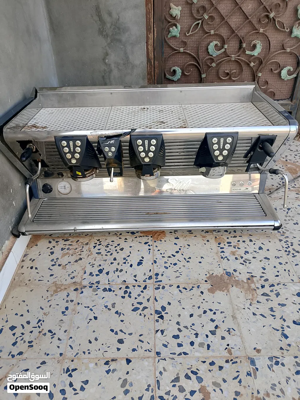 ماكينة سان ماركو H100 فل ورحاية بن ومكينة كريب للبيع المكان جنزور