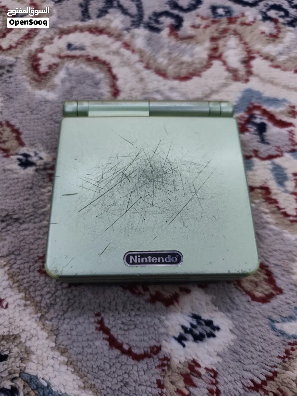 2007 nintendo gameboy advance SP AGS-101 pearl green limited edition + ice age game