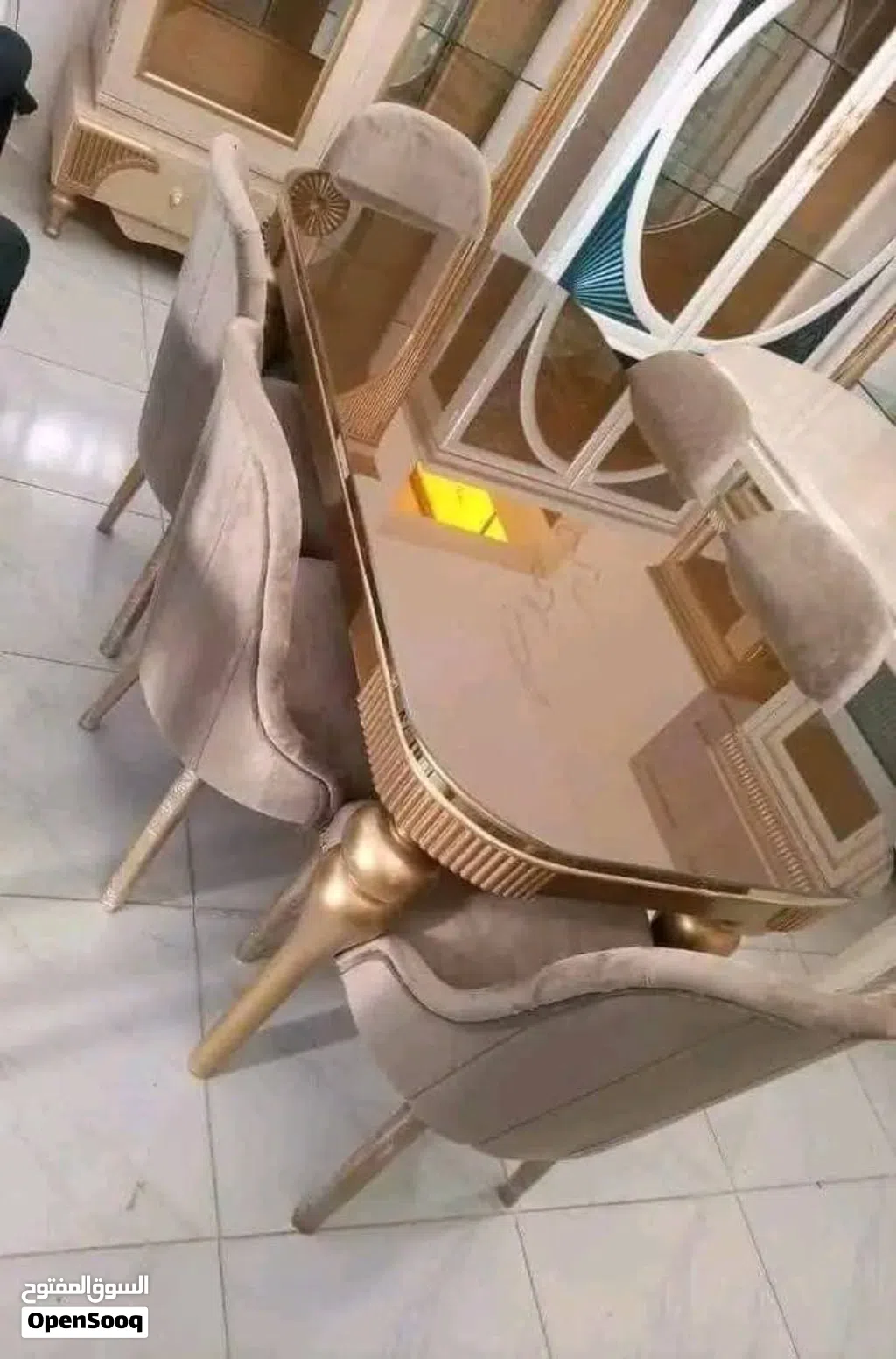 سفره مودرن 6 كرسي