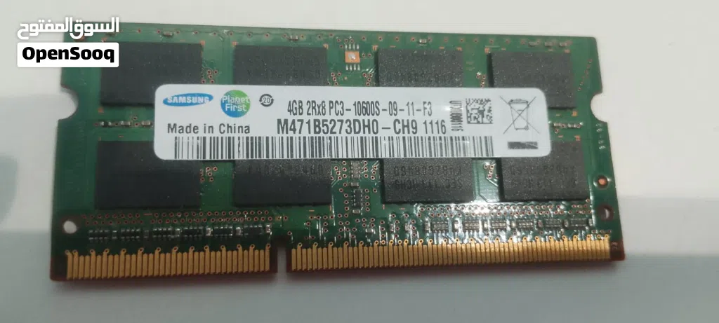 رام لابتوب Samsung 4GB DDR3 SODIMM