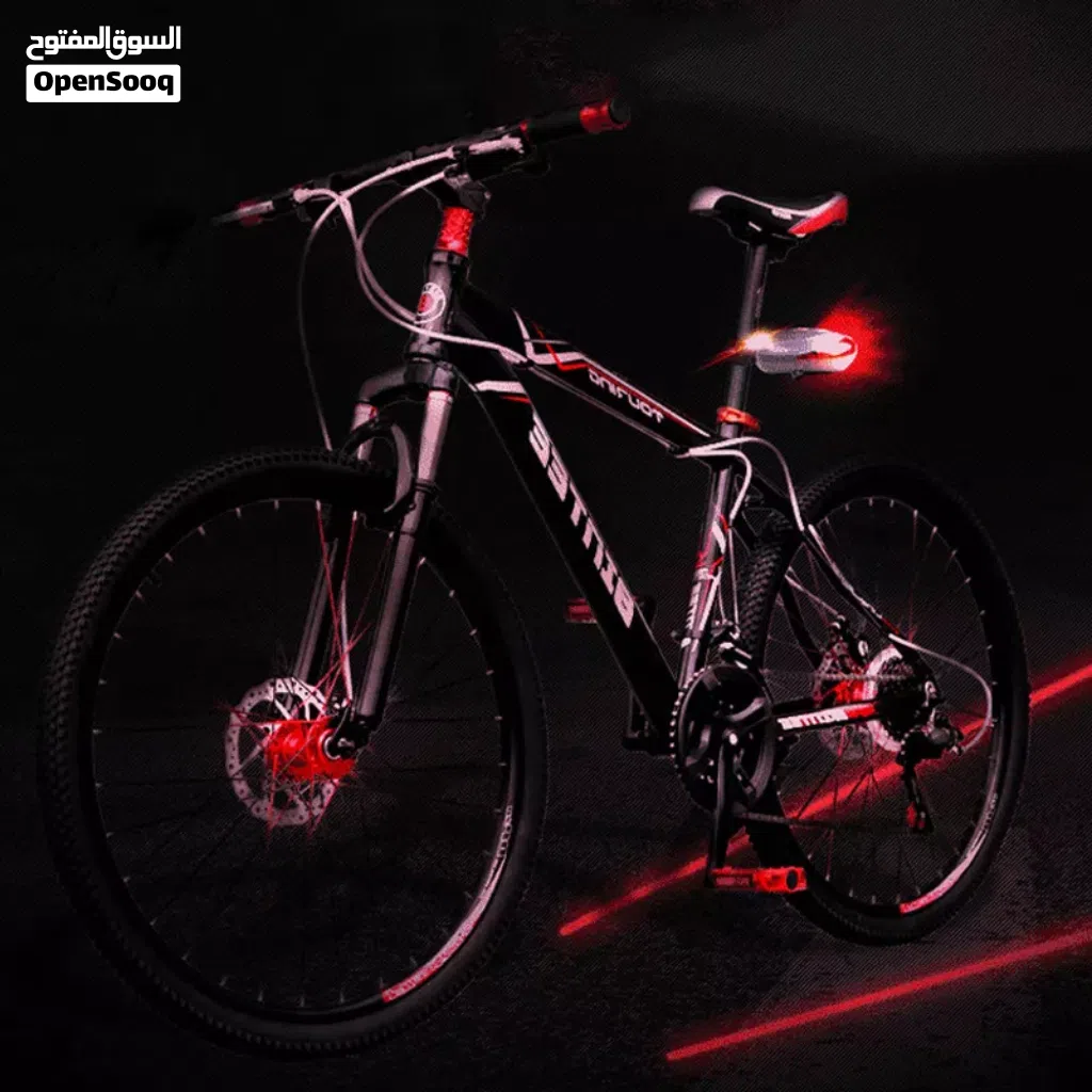 Cycling Bicycle Bike Tail 2 Laser + 5 LED Flashing Lamp Light Rear Safety Warning