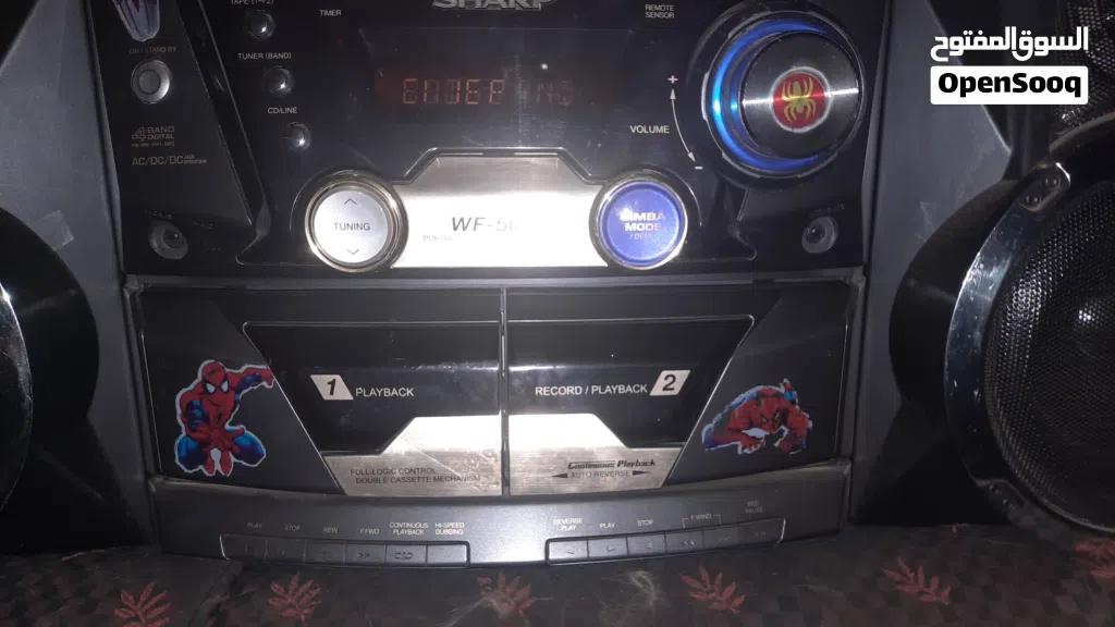 عرطة مسجلة وكالة شارب مستخدم نظيف جديدRadio station K7 SIMBA Brand SHARP